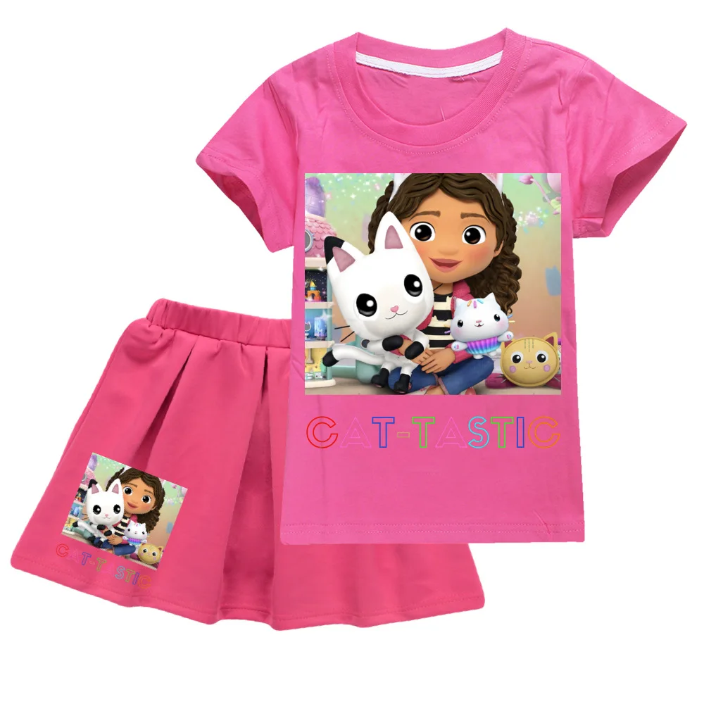 Girl Gabby Cats Clothing Sets Kids Summer Clothes Baby Girls Gabby's