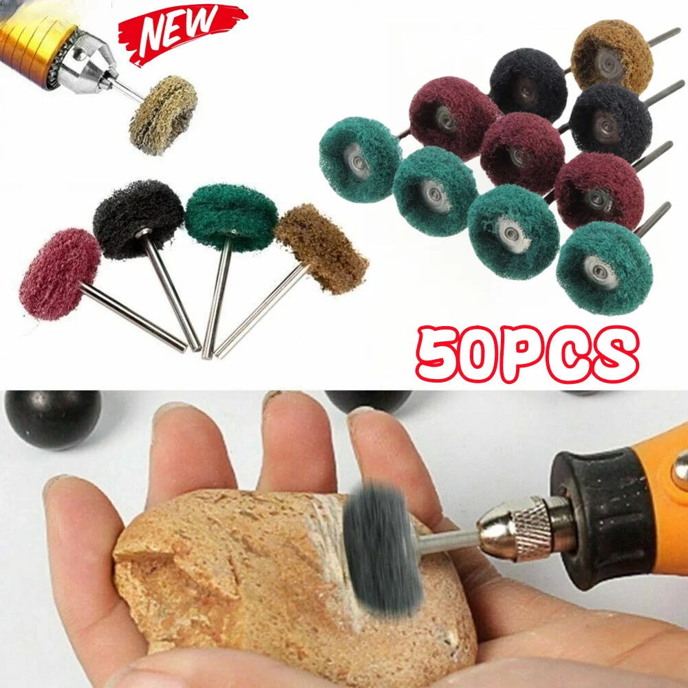 Brosse circulaire sur tige en nylon :Pour un brossage doux et précis Brosse circulaire sur tige en nylon :Pour un brossage doux et précis