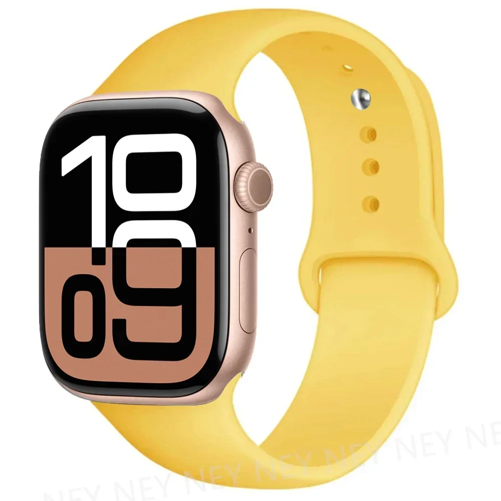 Premium Silicone Sport Watch Band - Versatile Waterproof Strap