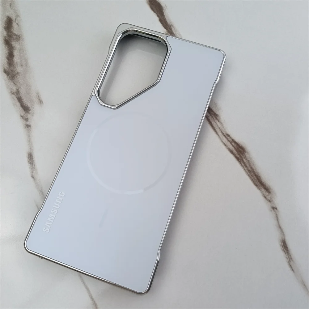 Electroplated Matte Frosted Phone Case with Magsafe Wireless Charging Compatibility