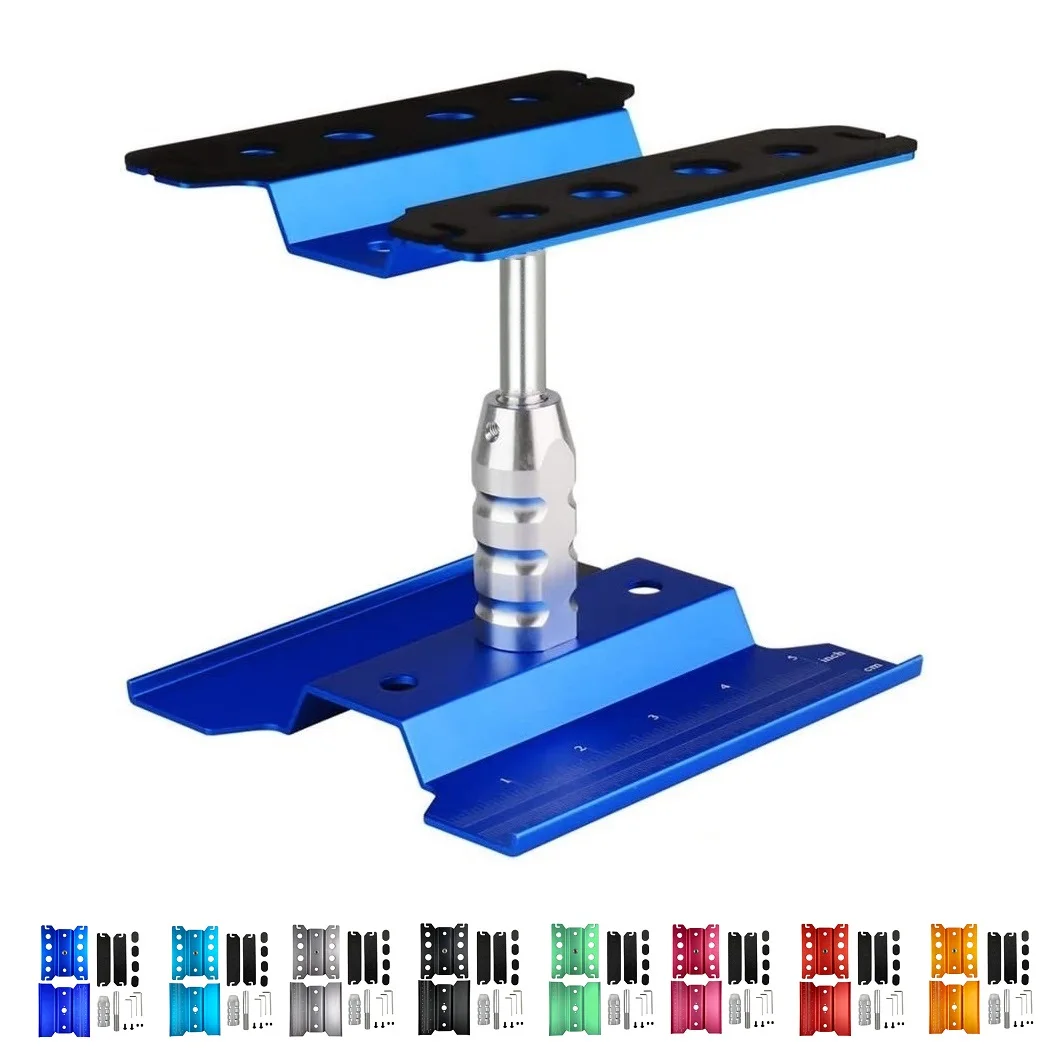 thumbnail image 2 of Aluminum Alloy RC Work Stand RC Car Repair Stand For 1/8 1/10 1/12 1/16 1/18 Buggy Truck Crawler On Road Touring Drifting Cars, Black 2 of 13