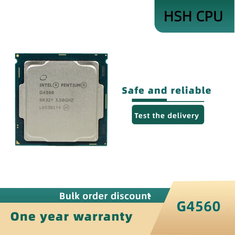 Intel Pentium G4560 Processor 3mb Cache 3.50ghz Lga1151 Dual Core Desktop  Pc Cpu - Laptop Repair Components - AliExpress