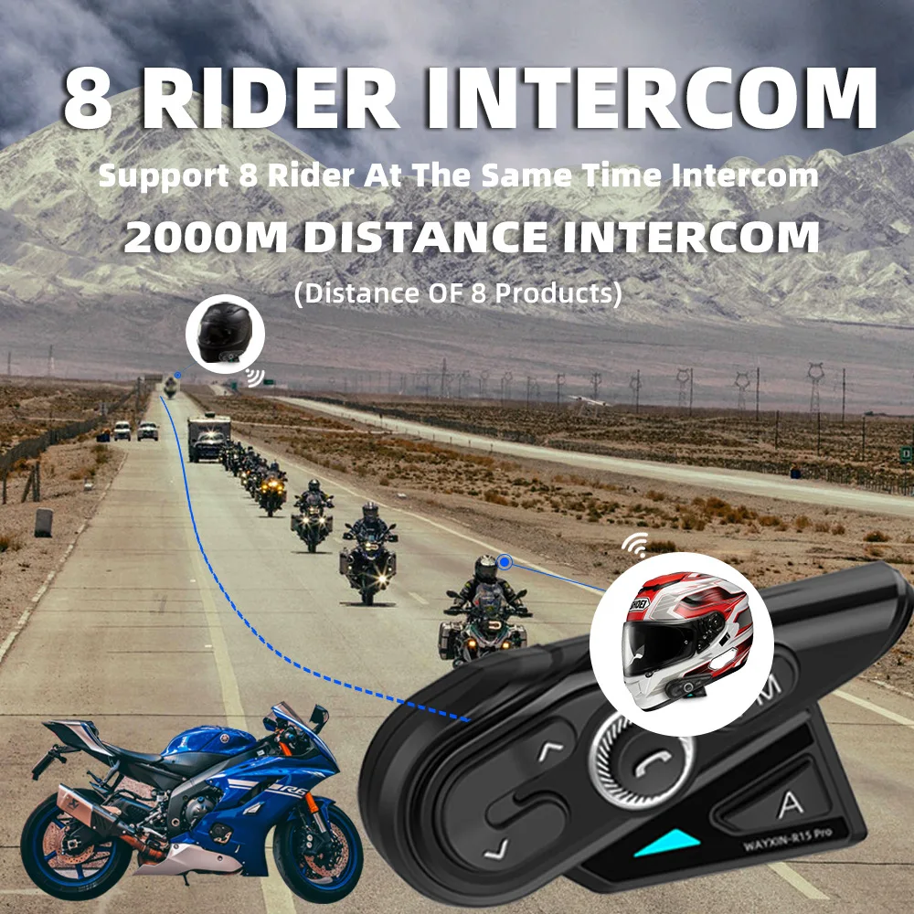 WAYXIN-R15     , 2000M  Ŀ´  8 ̴ IP67 FM  6 