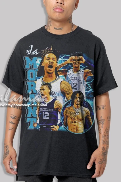 Vintage 90s Basketball Bootleg Style T-shirt Ja Morant 