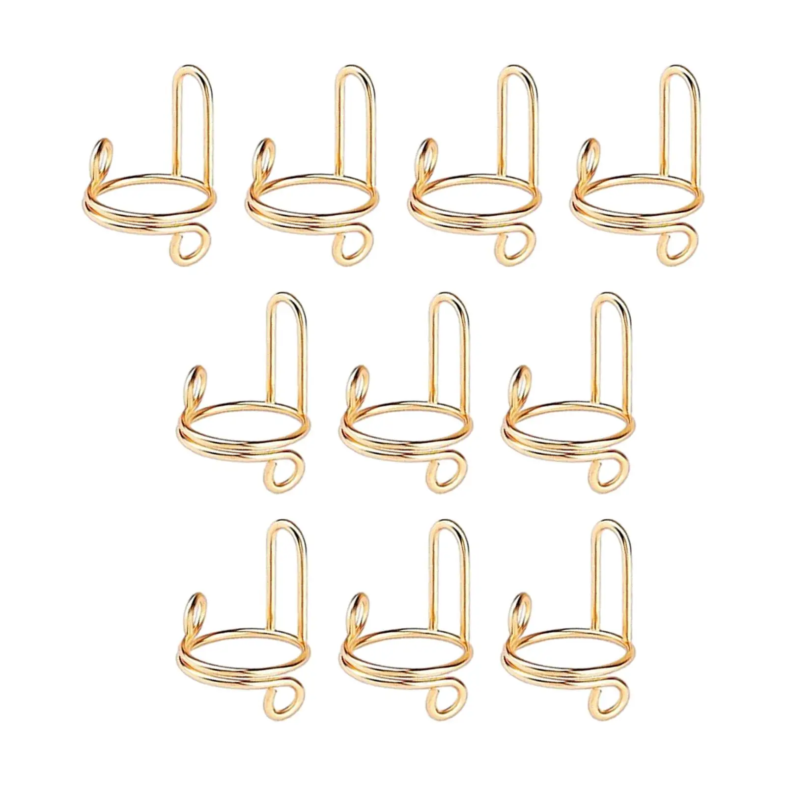10Pcs Fingernail Rings Daily Wear Detachable Women Gift Halal Nail Ring Set
