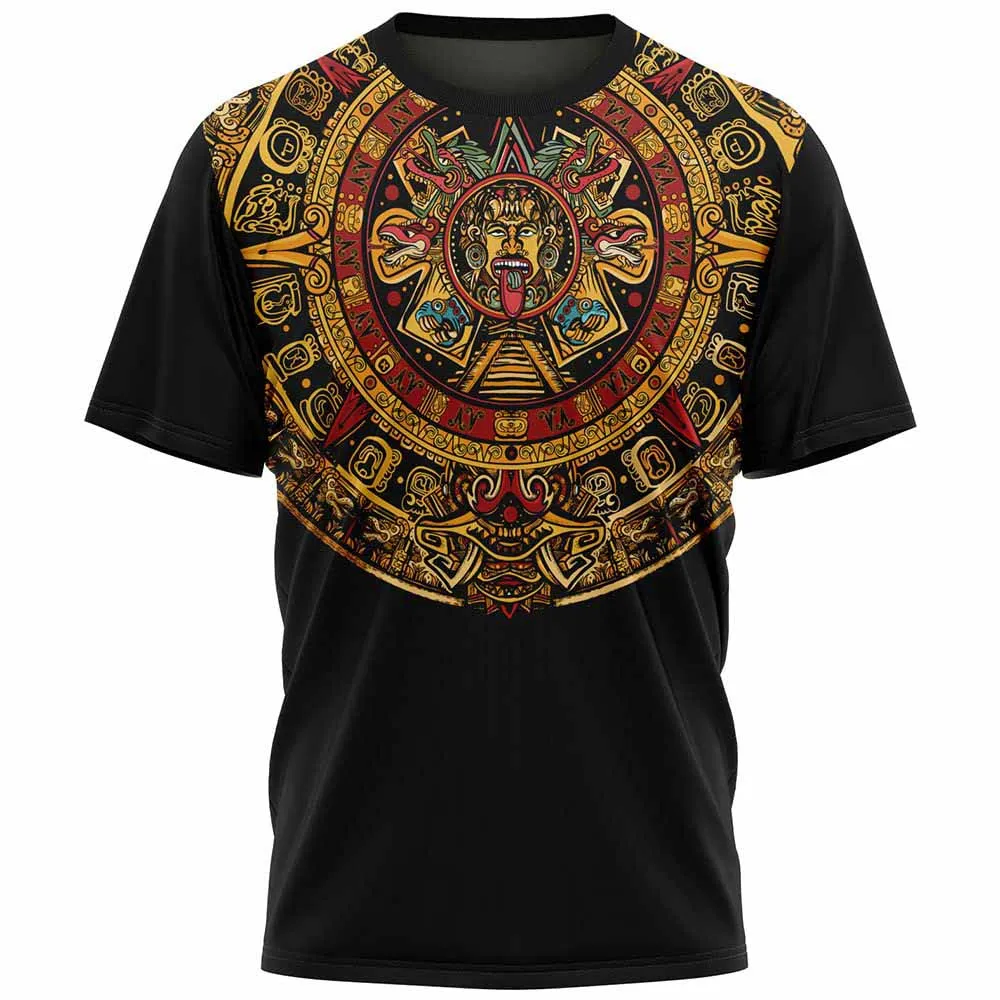 African Style T Shirt Men Short Sleeve Ethnic Tribal Dashiki