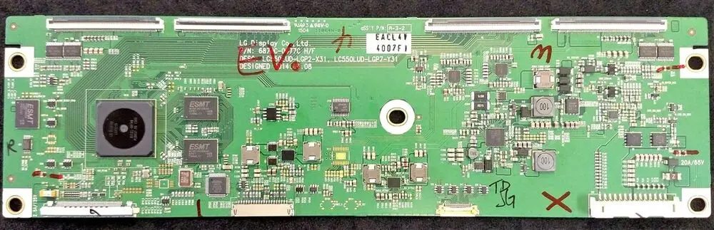 

For LG 55EG9100-UB 55EC930T T-con Board 6870C-0477C H/F LC550LUD-LGP2-X31 LGP7-Y31
