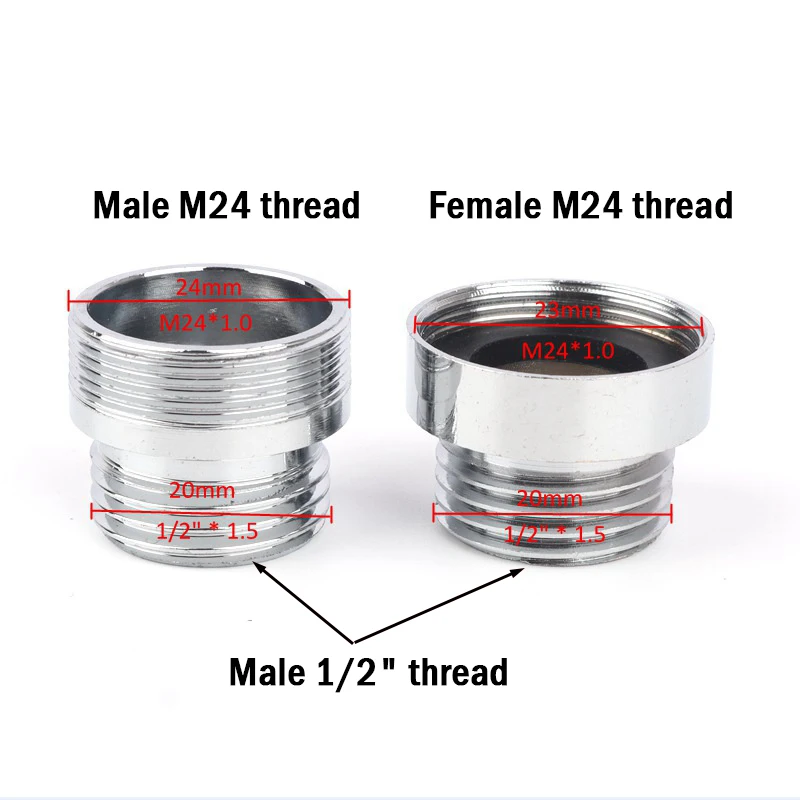 HATOOLHA Tuin Kraan Adapter M22 Vrouwelijk/M24
