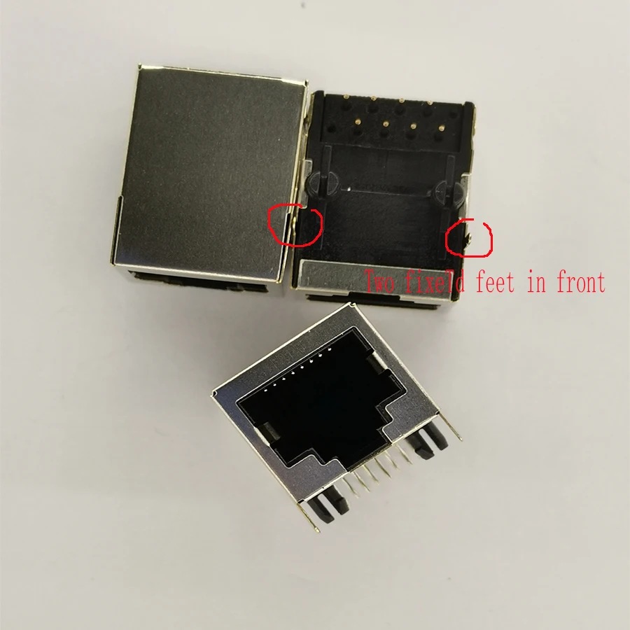 10PCS RJ45 8P8C Jack Modules PCB Mount Network