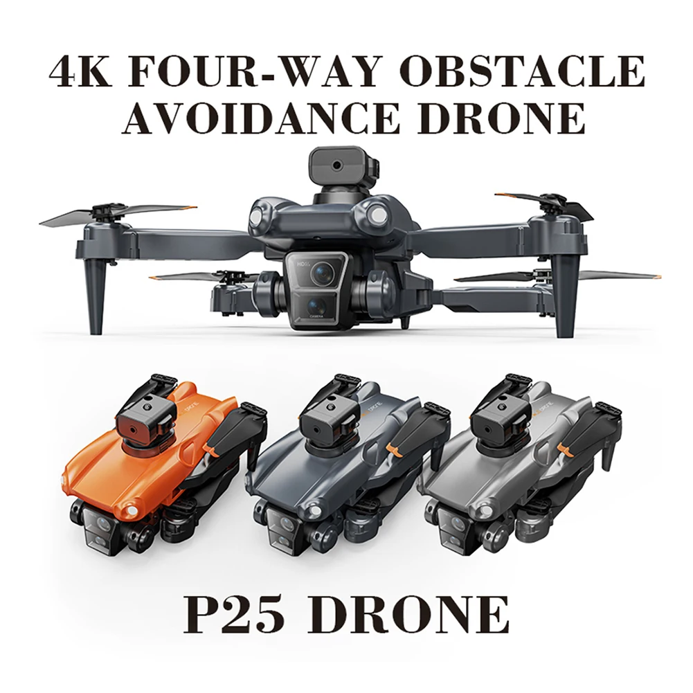 

2024 New P25 Drone 8K HD Camera Aerial Photography Foldable RC Quadcopter Obstacle Avoidance Mini UAV Remote Control Toys ﻿