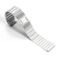 Elegant 22mm Stainless Steel Watchband - Premium Metal Wrist Bracelet - 22mm Suunto Vertical (Titanium Silver)