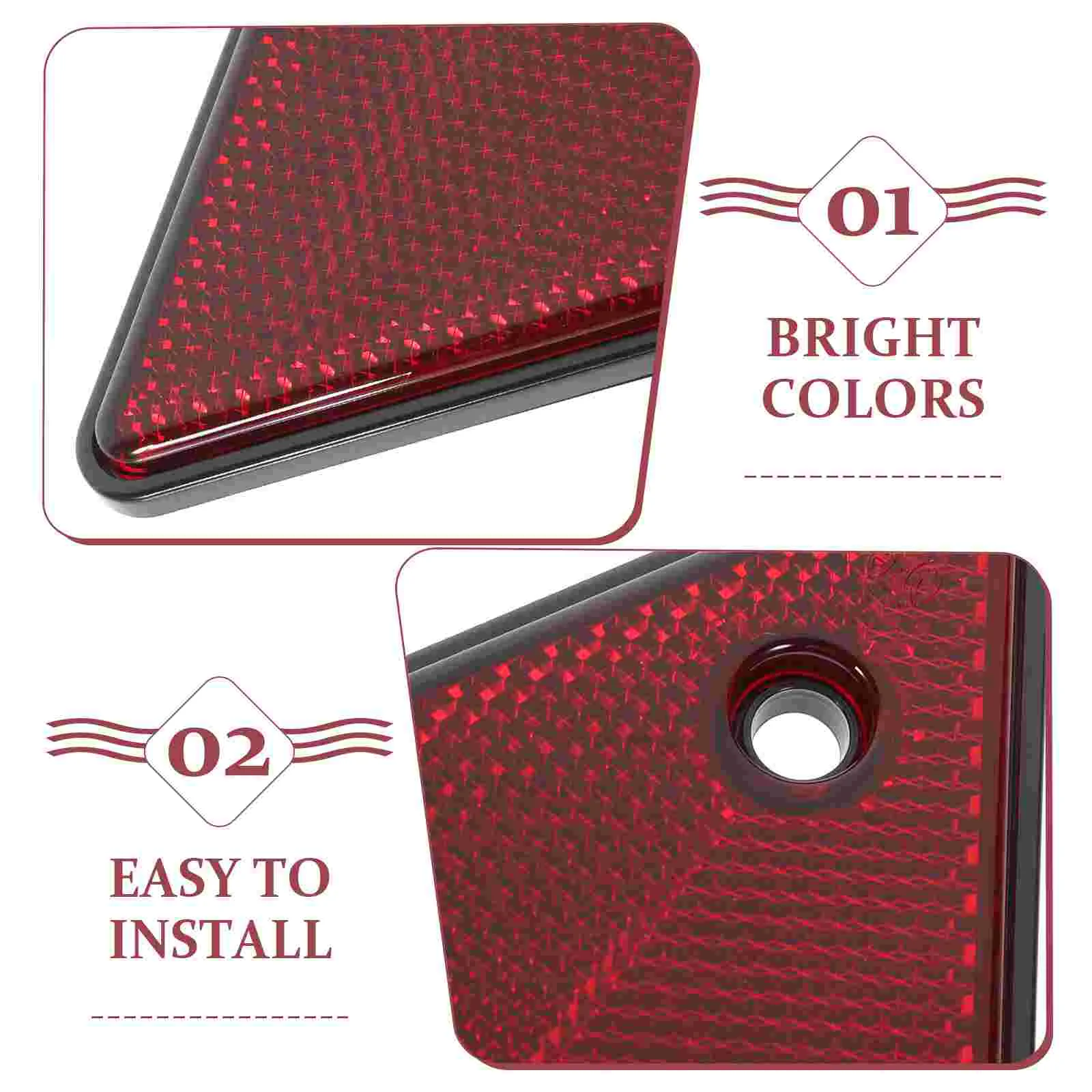 Рисунок 3 - задние отражающие таблички для