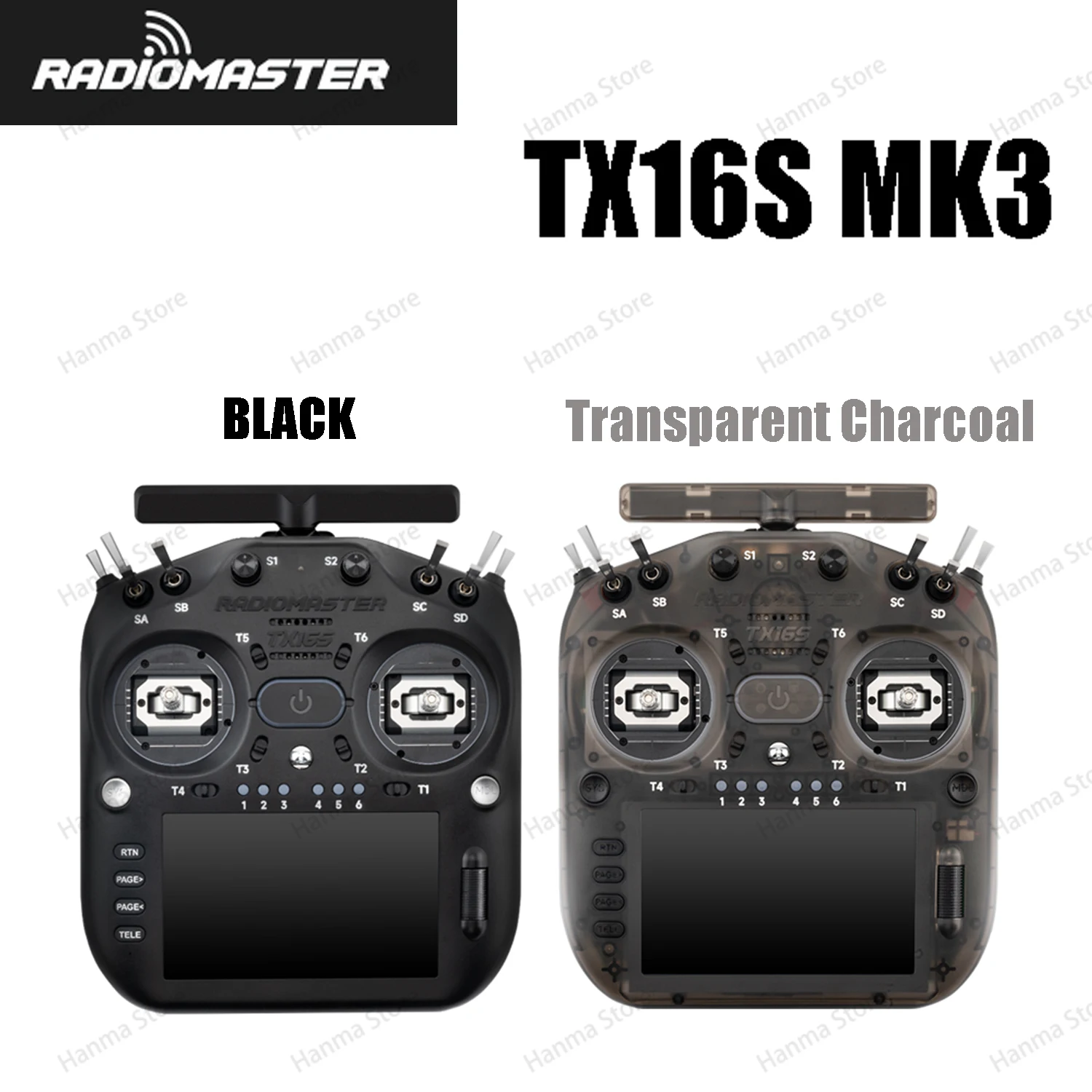 RadioMaster TX16S MK3 Radiocommande ELRS 2.4GHz 16 canaux
