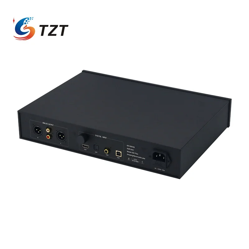 TZT 어메이징웨이브 X20 프로 R2R USB DAC 디지털 오디오 디코더 프리앰프, 디지털 볼륨 컨트롤 및 OLED 포함