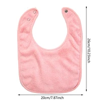 Serviette éponge solide pour bébé, bavoirs en coton doux, serviette de salive réglable, coréen pour enfants garçons et filles, Bandanas de poche, vêtements d'alimentation pour rots 2