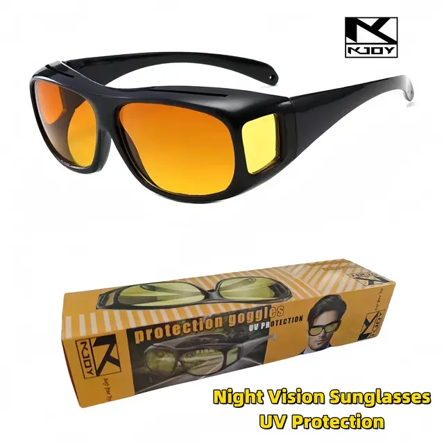 2025 KJOY marque Vision nocturne lunettes de soleil voiture nuit conduite lunettes pilote lunettes unisexe lunettes de soleil Protection UV lunettes de soleil 1