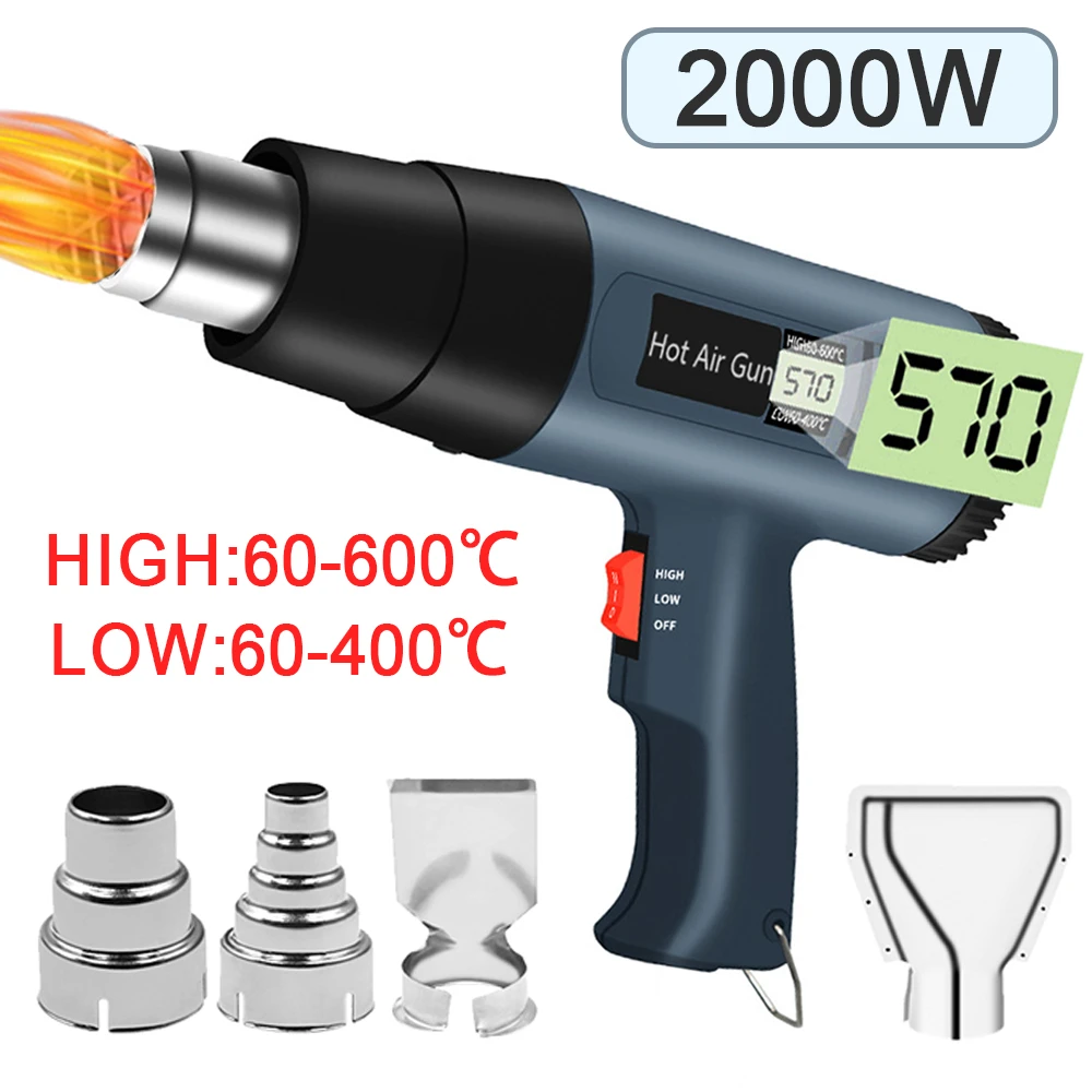 Hot Air Gun Thermoregulator Industrial Hair Dryer Hot Air Thermal