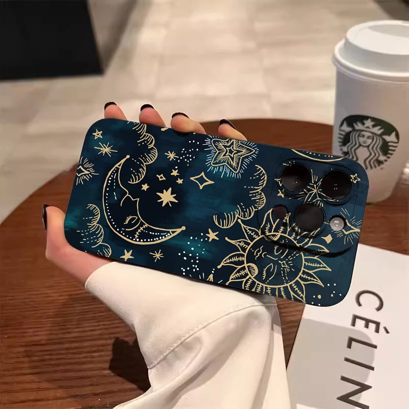 Celestial Design Print Phone Case Cover