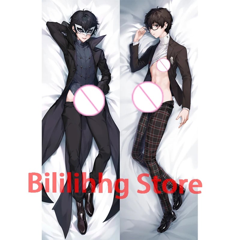 

Dakimakura anime Penis Persona Ren Amamiya Double-sided Print Life-size body pillows cover Adult pillowcase