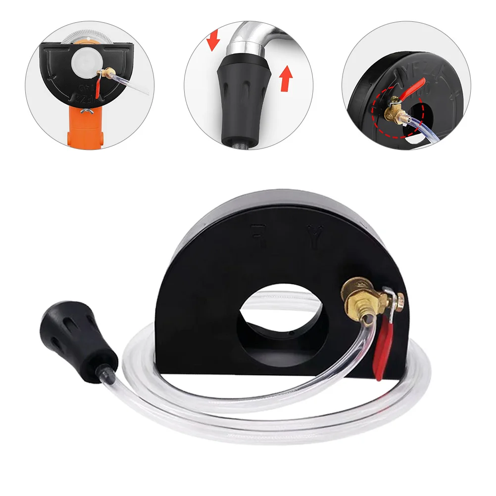 Angle Grinder Guard Grinding Wheels Protector Electric Safety Water Outlet Dust Shroud Dust-proof Cover Slotting