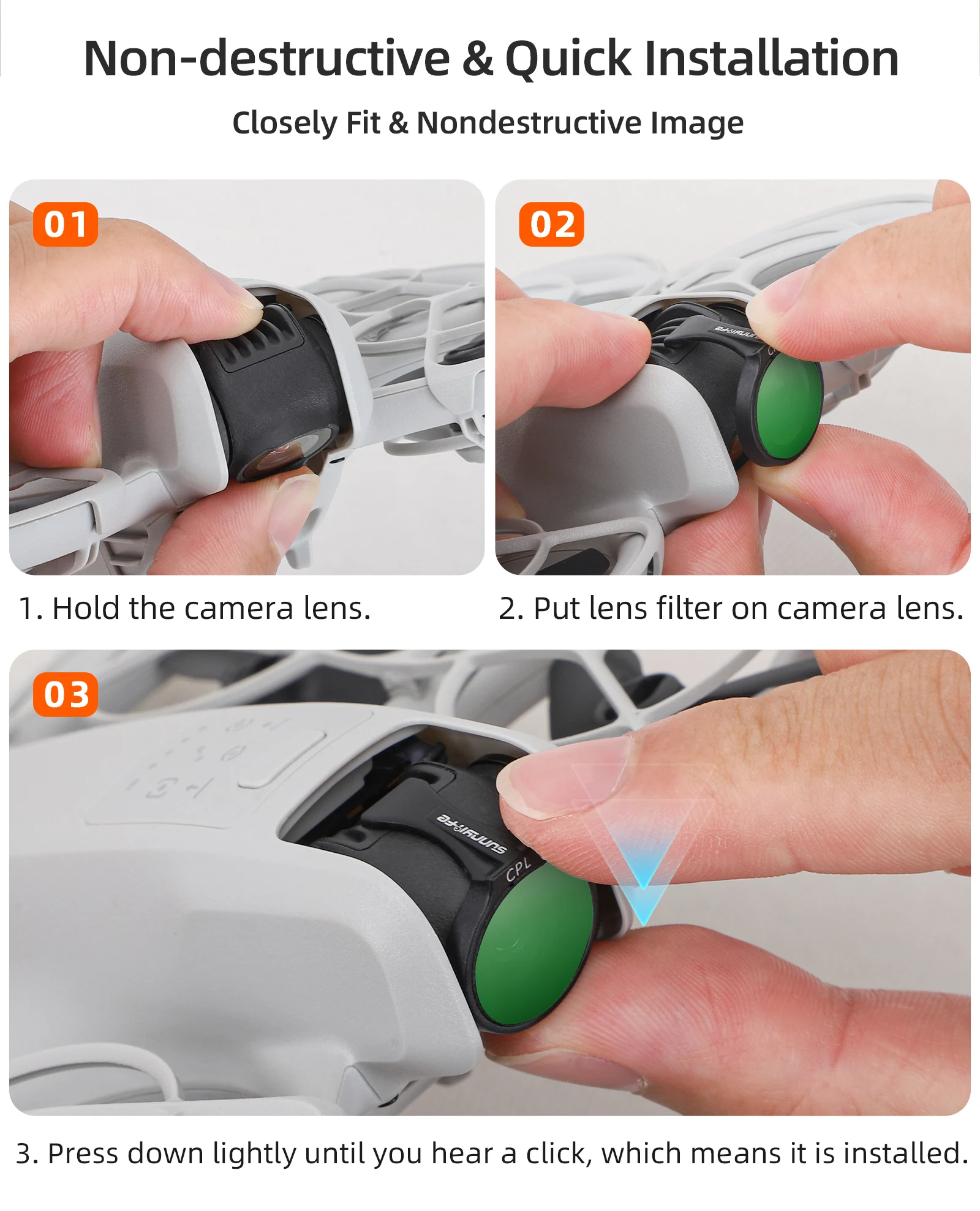 Filtres DJI Mini 3 Pro/4 Pro MCUV CPL 3in1 4in1 6in1 Lot