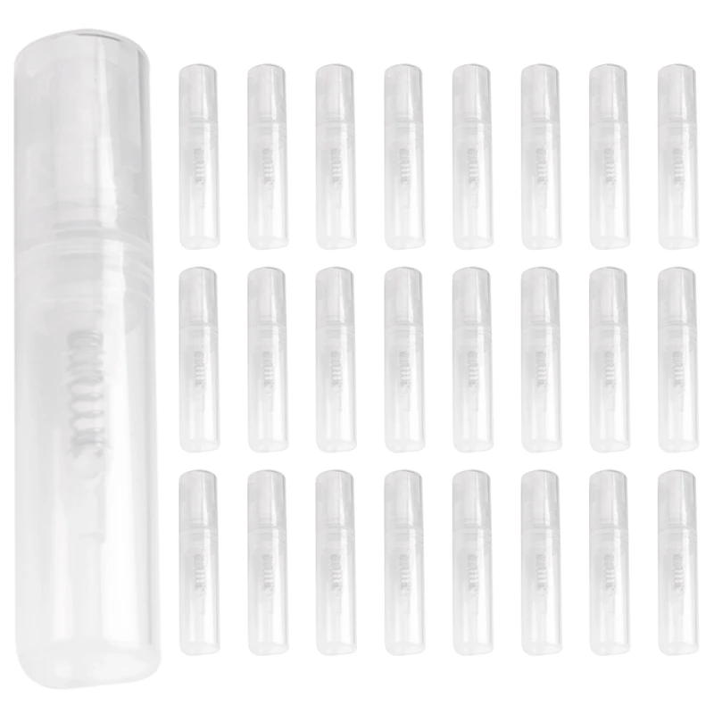 

300 X 2Ml Plastic Travel Spray Bottle Empty Transparent Perfume Atomizer New