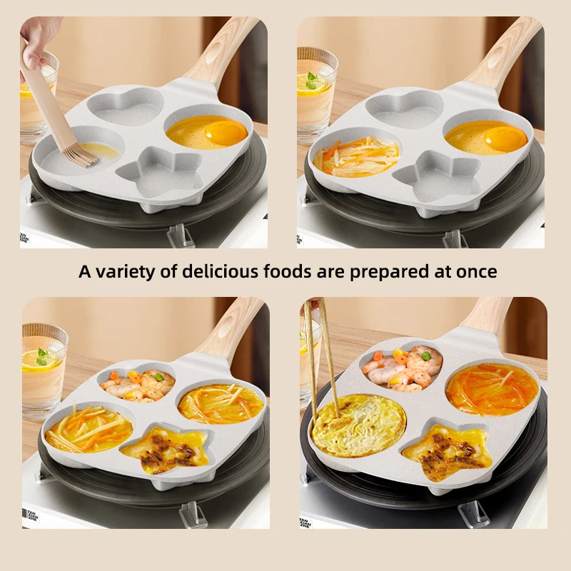 Shaped Non-stick Egg Frying Pan