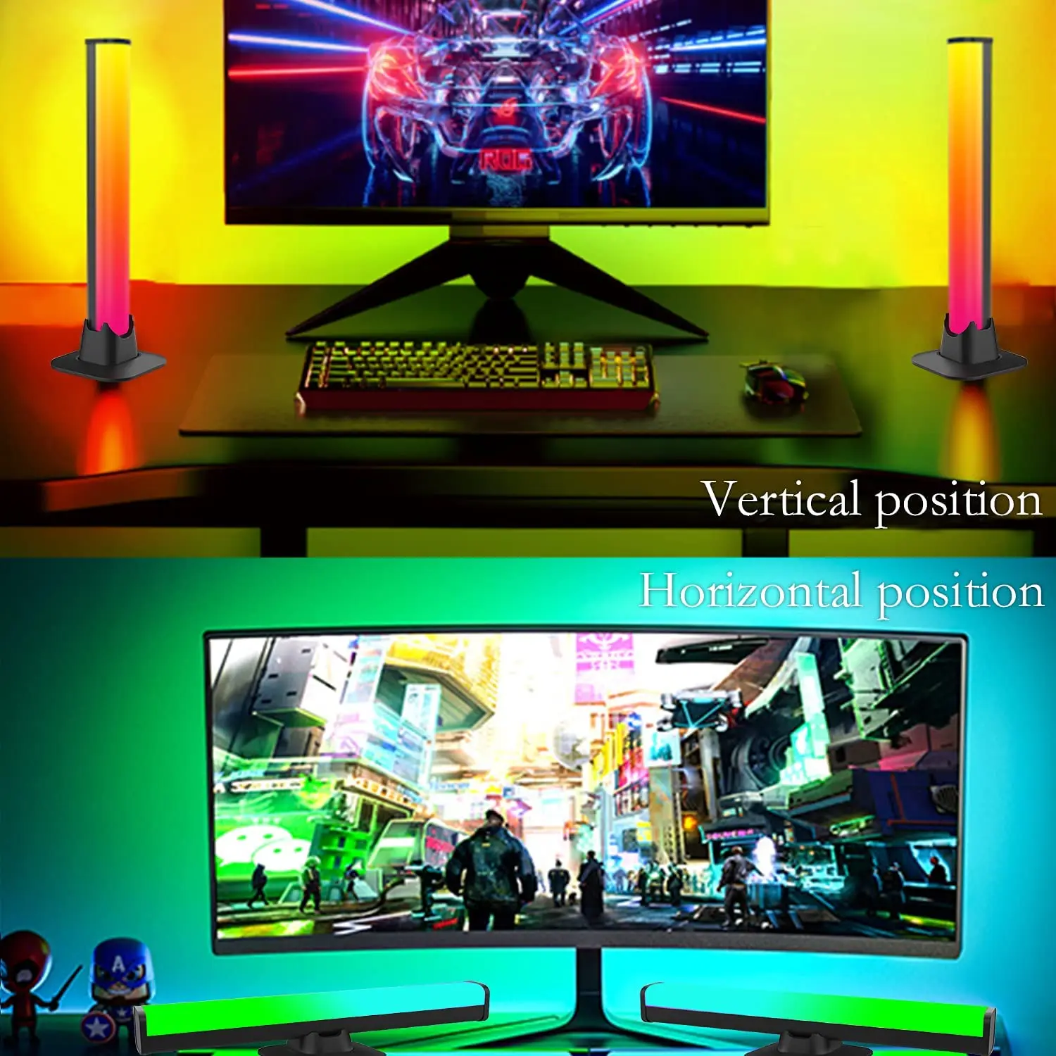 LED Night Light Atmosphere Music Rhythm Light with Bluetooth APP Control