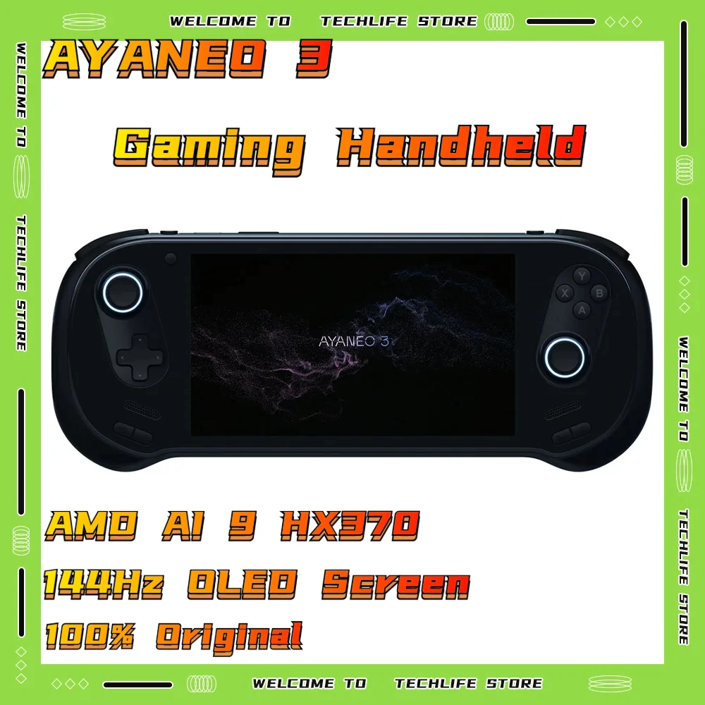 아야네오 3 모듈형 휴대용 게임 콘솔 AMD 라이젠 AI9 HX370 8840U 7인..