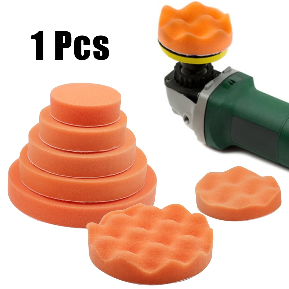 1PC 3-7inch Self-Adhesive Buffing Waxing Pad Sponge Polishing Foam Pads Polishing Pad For RO/DA Car Polisher Car Repair Tools wax seal silicone mold silicone mat for wax seal stamp diy craft adhesive waxing cat craw shape wax seal resin mold dropship