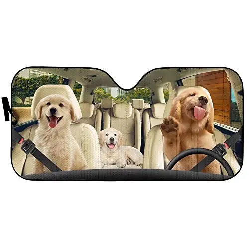 

Семейный Лабрадор ретривер собака водитель переднее ветровое стекло Солнцезащитный козырек, забавное животное автомобильное ветровое стекло Солнцезащитный козырек, автомобильный солнцезащитный козырек