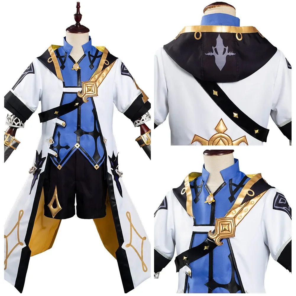 

Game Genshin Impact Albedo Cosplay Man Costume Outfits Halloween Carnival Costumes