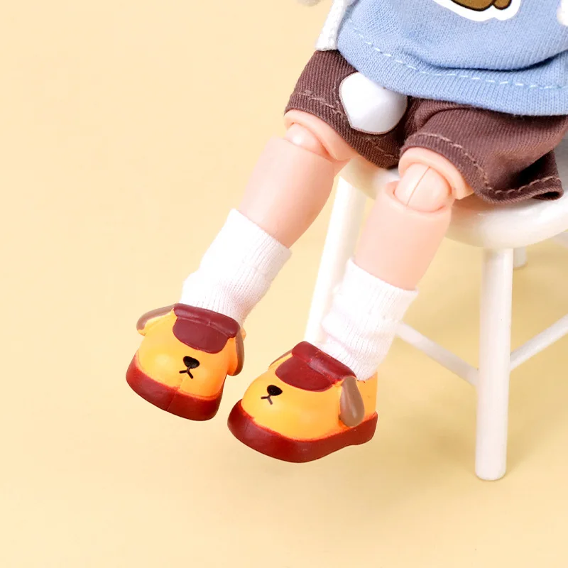 Ob11 Dolls Slippers Pvc Shoes Cartoon Cute Sports Shoes with Magnet for Molly, Obitsu11,Gsc, Ufdolls,1/12BJD Doll Accessories 6