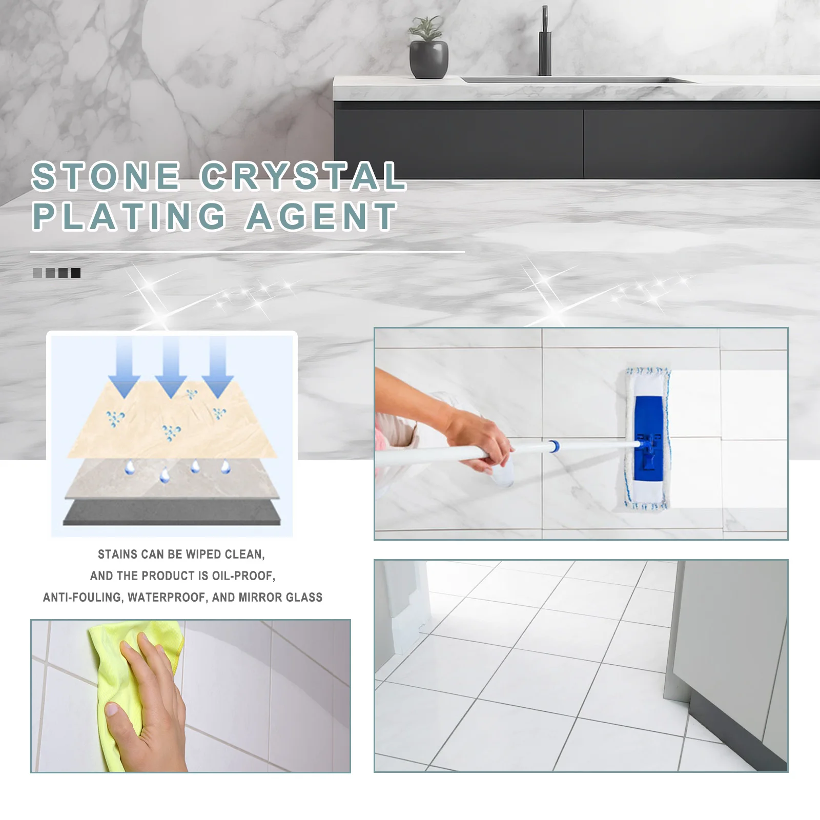 Ceramic Tile Scratch Repair Cleaner Protection