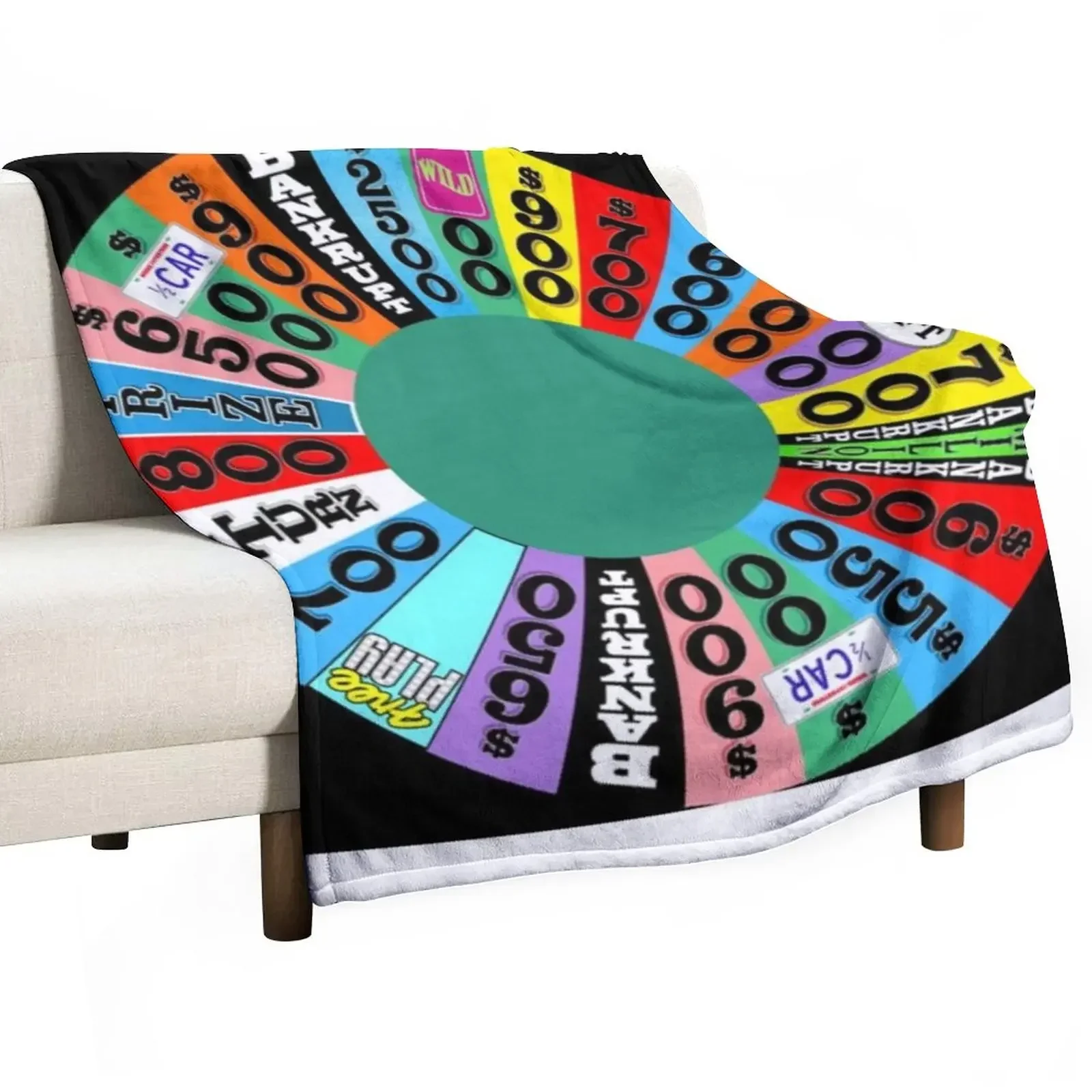 

Wheel with prizes, $ amounts Throw Blanket Softest Blankets Sofas Of Decoration Blankets