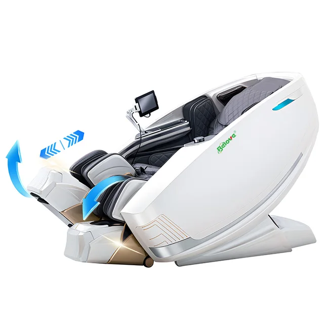 Alternative view of 4D AI Music Full Body Airbags Shiatsu Zero Gravity Electric Pedicure Massage Chair Armchair Massage Products