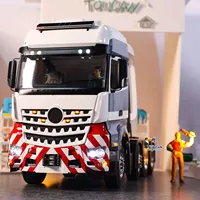 8x8 LESU RC Tractor Truck RTR 1/14 Metal Chassis Light Sound Liquid Crystal Display Radio Control Car Model RC Toy THZH1751 1