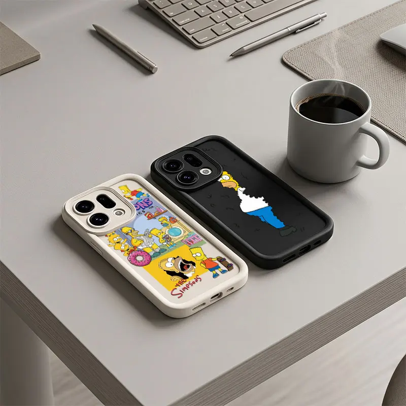The Simpsons Cartoon Shockproof Phone Case