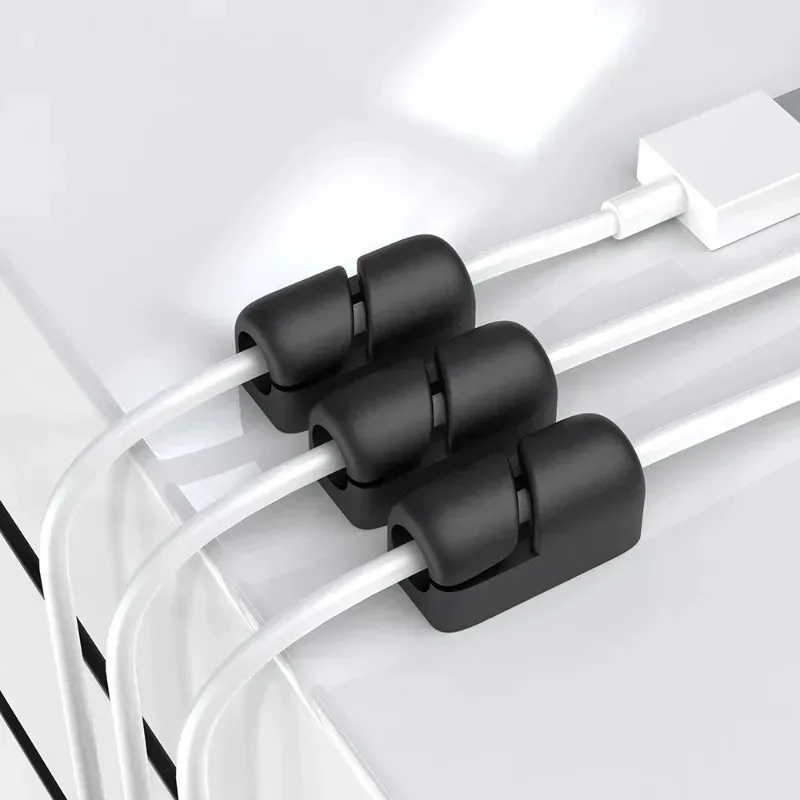 Silicone Cable Clip Organizer for Desktop Management