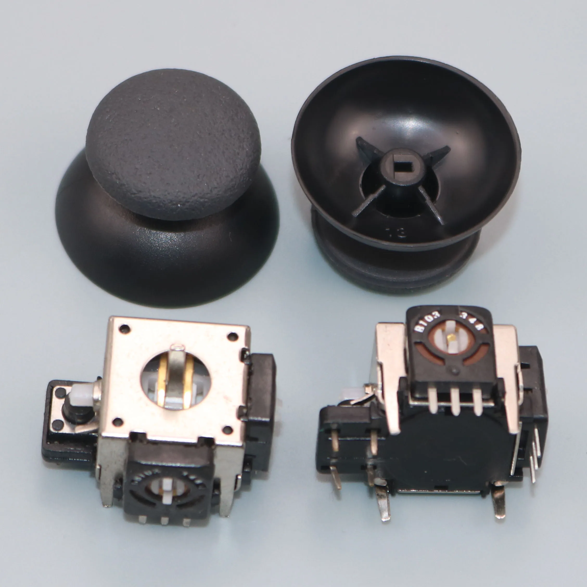 2Pcs 2sets For PS2 PS3 Xbox360 Controller 3D Rocker Joystick Axis Analog Sensor Repair Parts Accessories Gamepad Small Hole