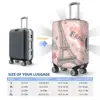 Eiffel Tower Graffiti Suitcase Cover Paris Fashion Travel Protection Flight Practical Luggage Supplies Xmas Gift 6