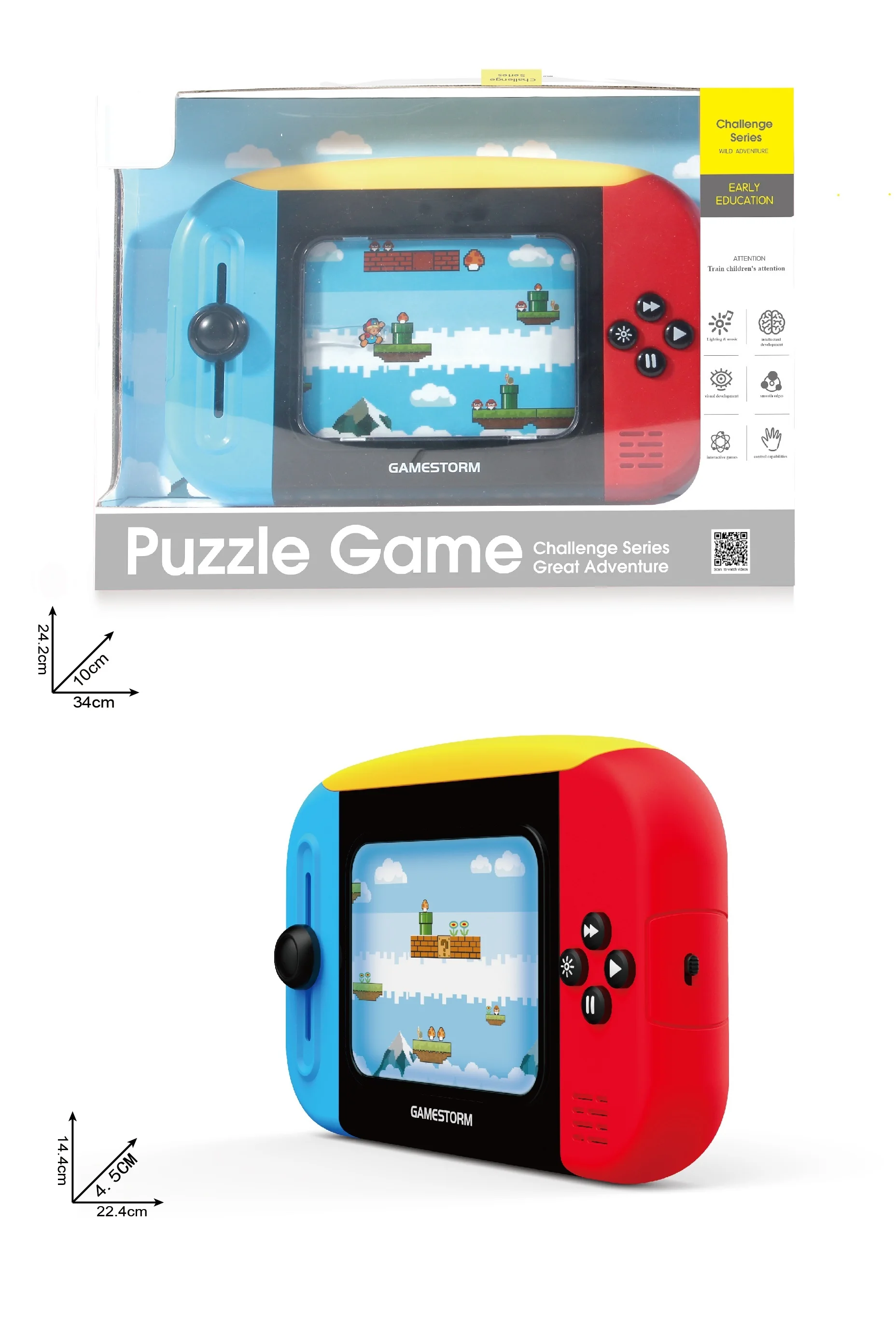 Mini game console Stereo Handheld Game Players For Electronic Toy Gift handheld players electronic toys games 6
