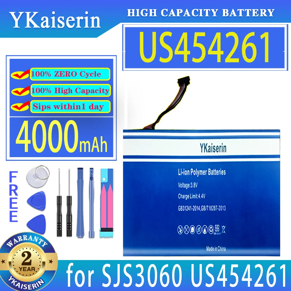 

Сменный аккумулятор ykaisсеребрин 4000 мАч для SJS3060 US454261 A8T