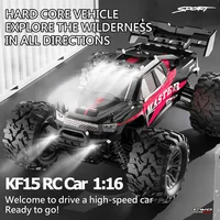 KF15 1:16 RC Car 2.4G Remote Control Desert Track 4WD Off-Road Electric High Speed Drift Racing Car Toys VS MJX16208 1