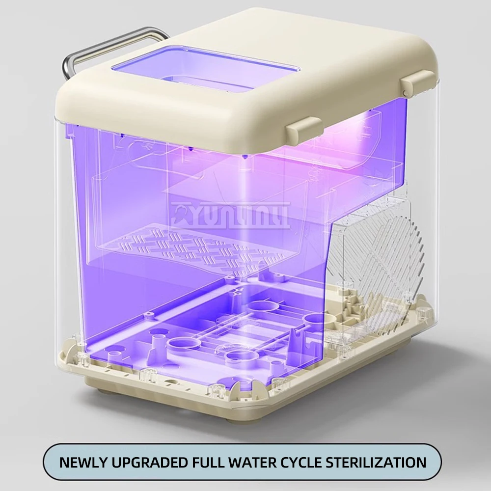 Household Chewable Pellet Ice Machine Portable Mini Ice Maker Machine Bar Party Maquina Para Hacer Hielo 4
