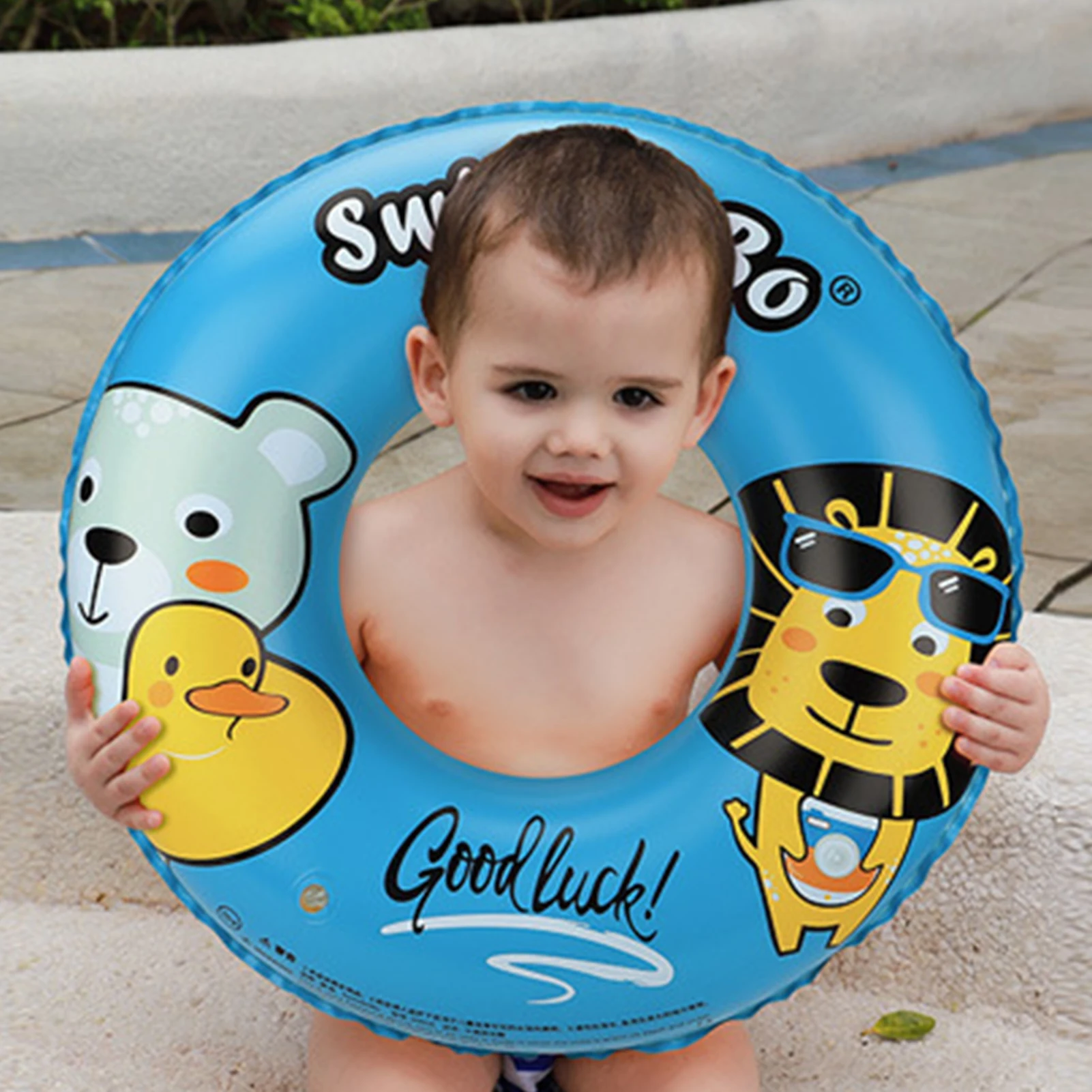 Inflatable Baby Float Circle Thickened Armpit Swim Tubes Rings Kids