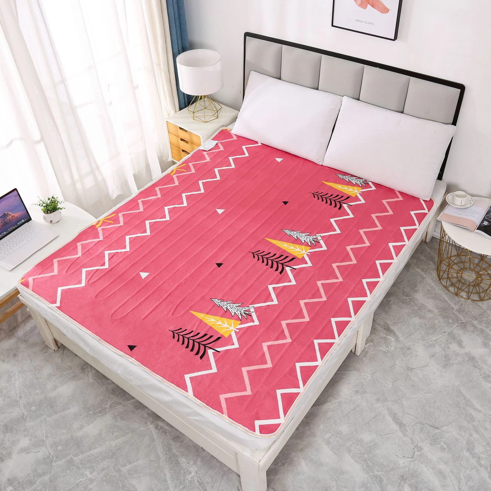 Manta eléctrica con calefacción de 45 ℃, termostato de calefacción de 220V, engrosamiento, alfombra para doble invierno, sábanas calentadoras, colchón, dormitorio, mantiene el calor| | AliExpress