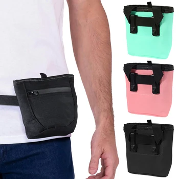 Borsa da viaggio per cibo per cani, borsa da viaggio portatile per alimenti per cani, adatta per viaggiare, passeggiate per cani, può essere legata in vita
