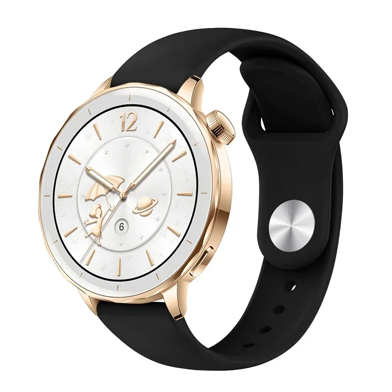 Elegant 18mm Silicone Watch Band Strap Bracelet