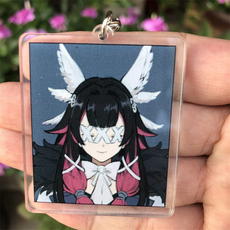Genshin Impact Fatui Pierro Colombina Scaramouche Tartaglia Keychain Anime Game Cartoon Cosplay Christmas Accessories Badge